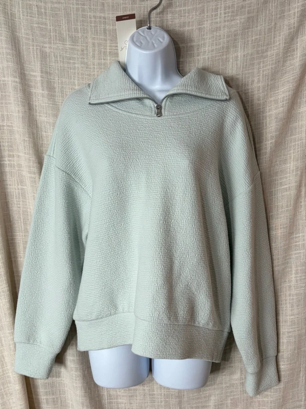 CALIA by Carrie Underwood - Cloud Quarter Zip Pullover - size small - Picture 1 of 3